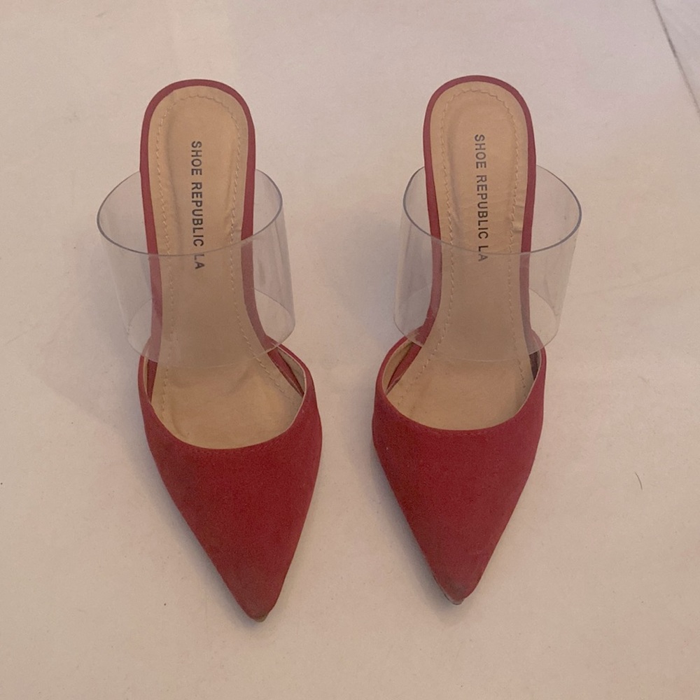 Missguided Clear Stiletto Heels